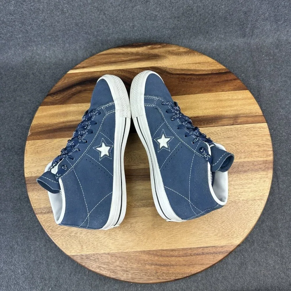 Converse One Star Pro Ox Mid Top Ben Raemers Foundation Blue 170960C Mens 5
